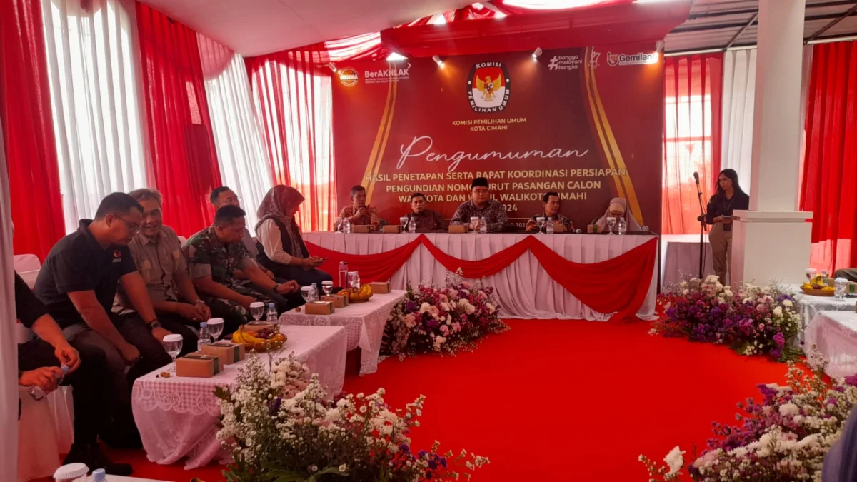 KPU Cimahi Batasi Pendukung Paslon saat Pengundian Nomor