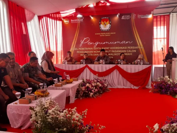 KPU Cimahi Batasi Pendukung Paslon saat Pengundian Nomor