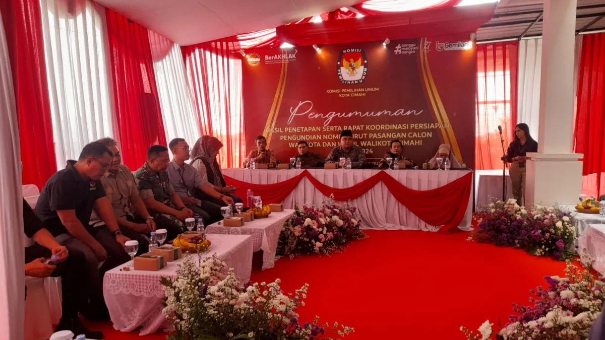 KPU Resmi Tetapkan Tiga Pasangan Calon Bakal Ikuti Pilkada Cimahi 2024