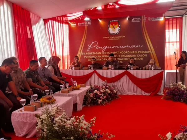 KPU Resmi Tetapkan Tiga Pasangan Calon Bakal Ikuti Pilkada Cimahi 2024