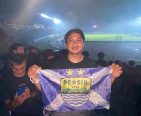 IBobotoh Persib, snansyah Afif Bachtiar (22) prediksi skor Persib vs Persija, Senin (23/9/2024).