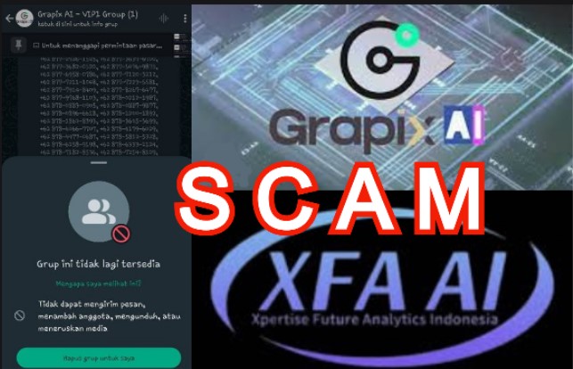 Aplikasi Grapix AI yang akan menysul Scam aplikasi XFA AI