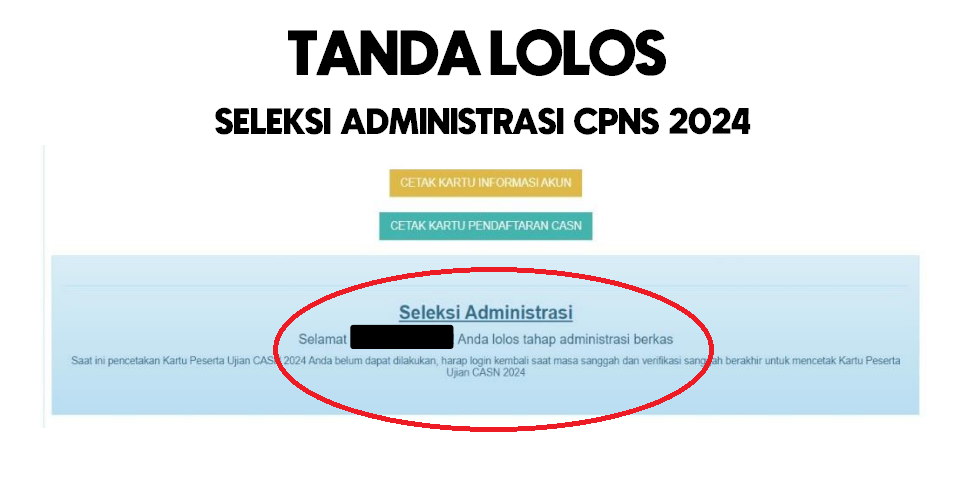 Tanda Lolos Seleksi Administrasi CPNS 2024/ Tangkap Layar Buku Petunjuk Pendaftaran CASN 2024