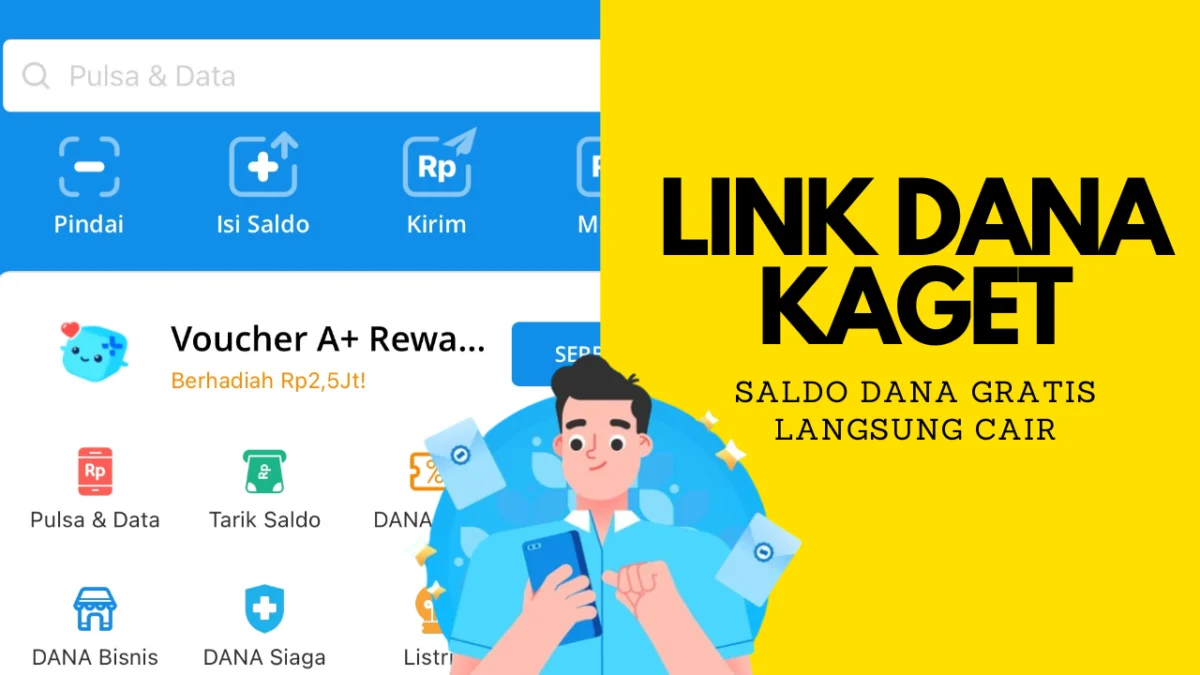 LINK DANA KAGET 1 Oktober 2024, Klaim Sekarang Juga Saldo Gratis hingga Rp 350.000