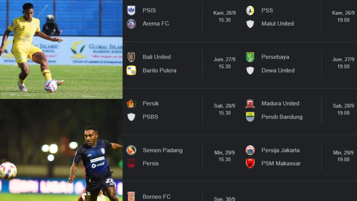 Jadwal Lengkap Pertandingan Pekan Ke-7 BRI Liga 1 2024/2025!