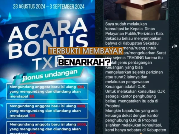 TXR Trading Mau Konsultasi ke OJK, Apakah Jadi Jamin Aplikasi Ini Aman?