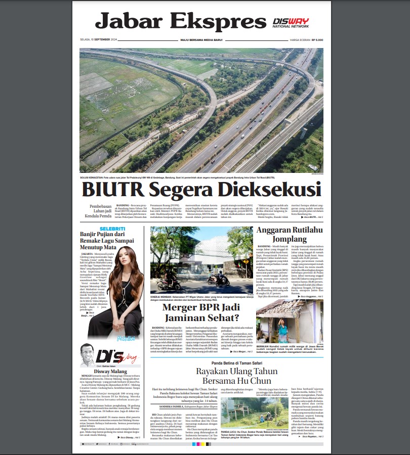 Epaper Jabar Ekspres 10 September 2024