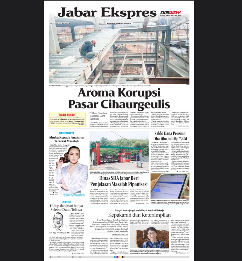 Epaper Jabar Ekspres 14 September 2024