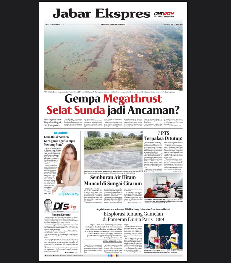 Epaper Jabar Ekspres 18 September 2024