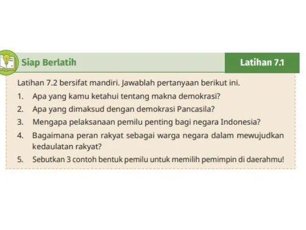 Kunci Jawaban Pancasila Kelas 12 Halaman 204 Aktivitas 7.6 : Pemilu dan Kurikulum Merdeka Dijelaskan!