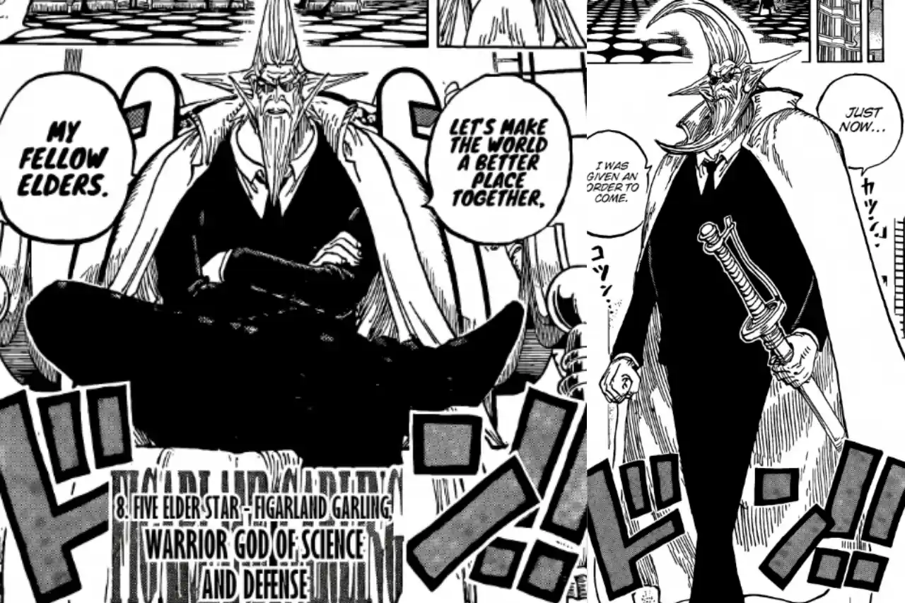 Spoiler One Piece Chapter 1126: Figarland Garling dan Elite Tertinggi Kesatria Suci