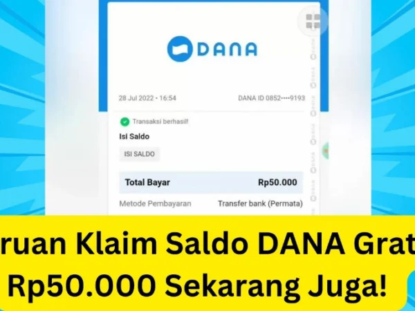 Klaim Saldo DANA Gratis Rp50 Ribu Sekarang di Link Dana Kaget 20 September 2024