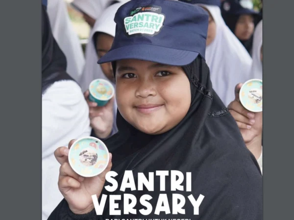 Salah satu Santri yang ikut kegiatan Santriversary.