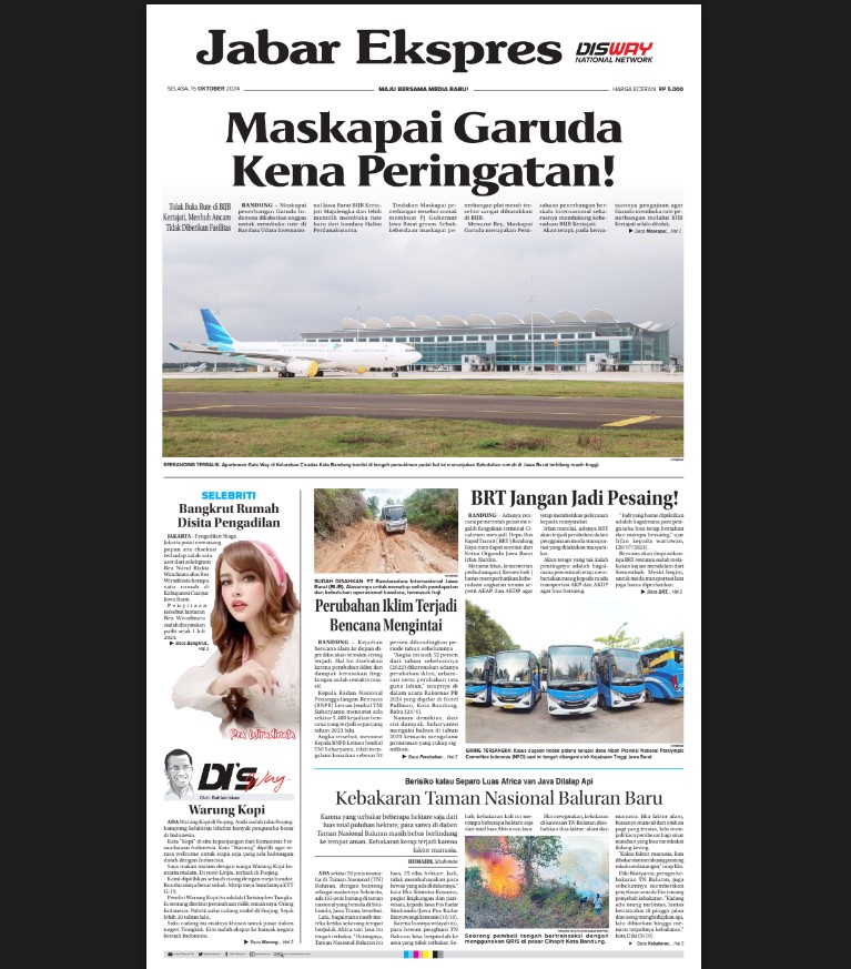 Epaper Jabar Ekspres 15 Oktober 2024