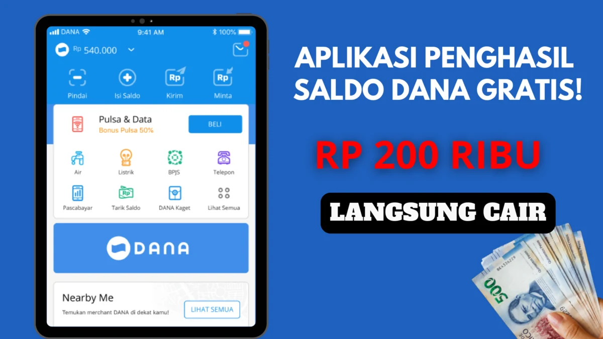 Dapet Cuan Tiap Hari! Ini 5 Aplikasi Penghasil Saldo DANA Gratis Bisa Cair Sampe Rp200 Ribu