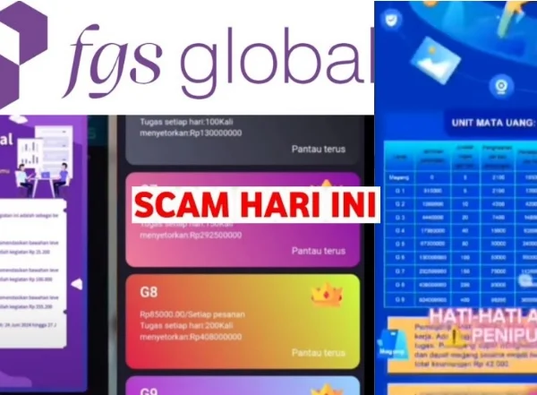 Aplikasi FGS G;obal yang diduga bakal SCAM.