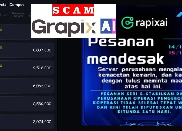 Aplikasi Grapix AI yang masih susah pencairan.