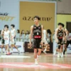 Sosok Edward Bryan (nomor punggung delapan) dalam Honda DBL with Kopi Good Day 2024 West Java-East