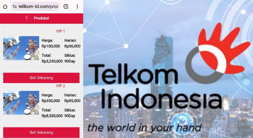 Aplikasi Investasi Telkom yang kini sedang jadi sorotan.