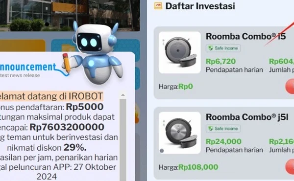 Aplikasi iRobot yang disebut sebagai penerus SAI Robot