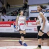 Sosok Maiza Syifa Arsyilla (nomor punggung lima) dalam Honda DBL with Kopi Good Day 2024 West Java-East