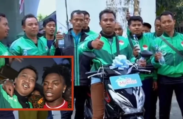 Firman Ojol yang beri minum ke IShowSpeed kini dapat hadiah Motor.