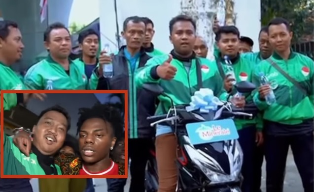 Firman Ojol yang beri minum ke IShowSpeed kini dapat hadiah Motor.