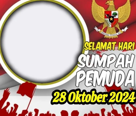 Berikut adalah 30 link twibbon Hari Sumpah Pemuda 28 Oktober yang ke-96 di tahun 2024. Unduh template twibbon menarik disini!