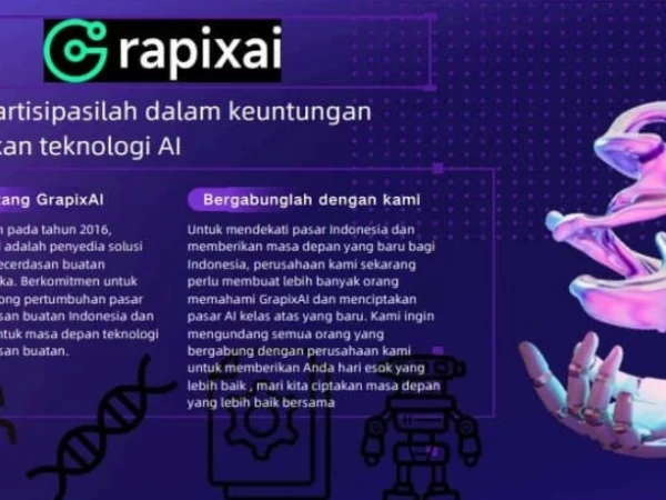 Aplikasi Grapix AI yang terbukti penipuan.