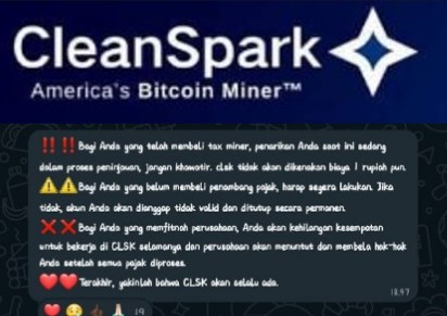 Ancaman dari aplikasi Cleanspark yang sudah resmi SCAM.