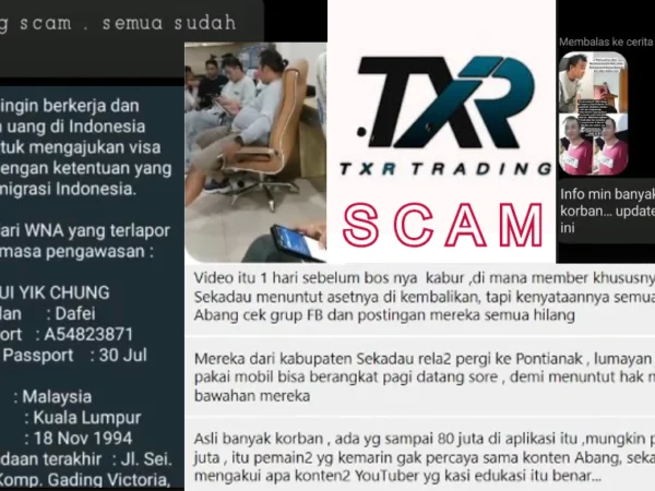 Akhirnya Aplikasi TXR Trading Terbukti Scam! Bos Kabur! Ribuan Korban Kehilangan Uang