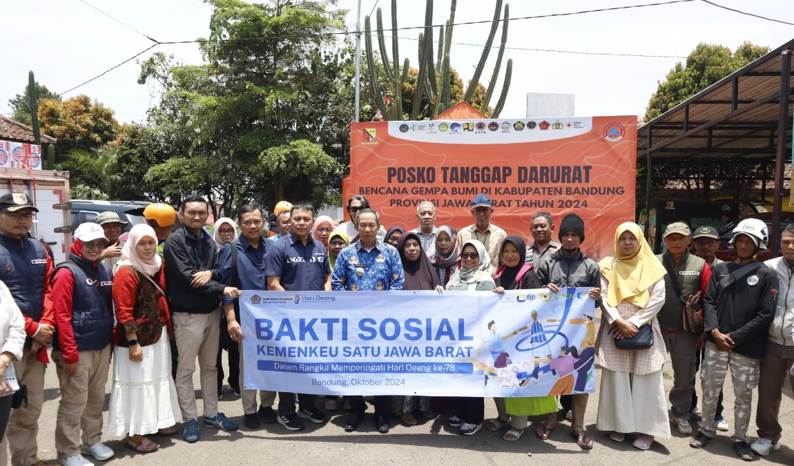 Kementerian Keuangan Jawa Barat Salurkan Bantuan Rp50 Juta untuk Korban Gempa Kertasari Bandung