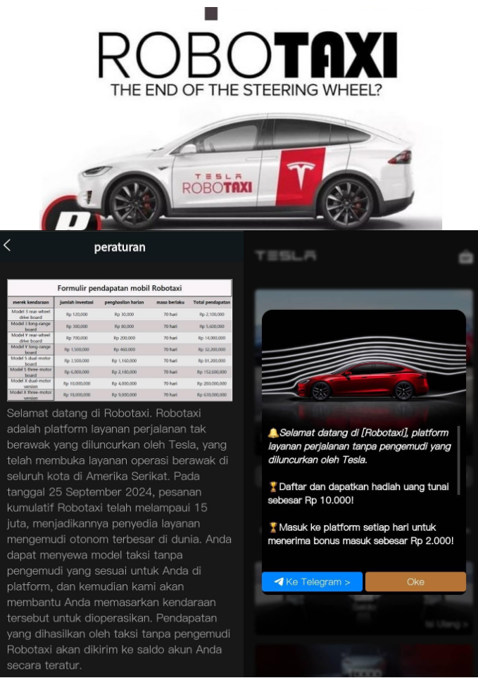 Cara Kerja Aplikasi Robotaxi dengan Modal Rp700 Ribu Untung Rp14 Juta, Benarkah Aman atau Penipuan?