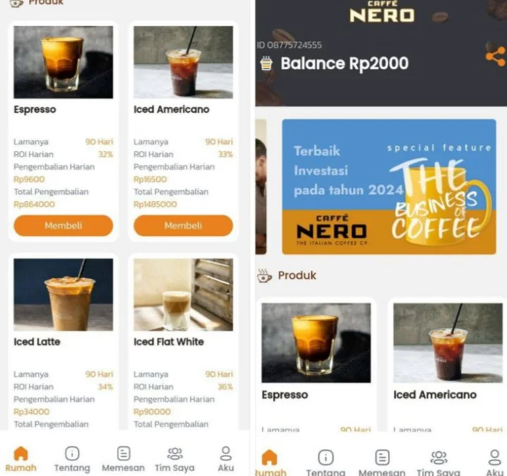 Apakah Aplikasi Cafe Nero Terbukti Aman atau Penipuan? Cek Faktanya