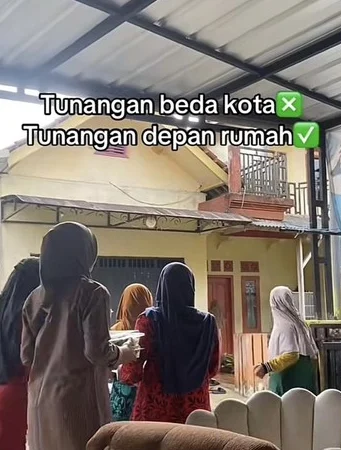 Real Jodoh Lima Langkah, Wanita di Ciamis Dilamar Tetangga Depan Rumah