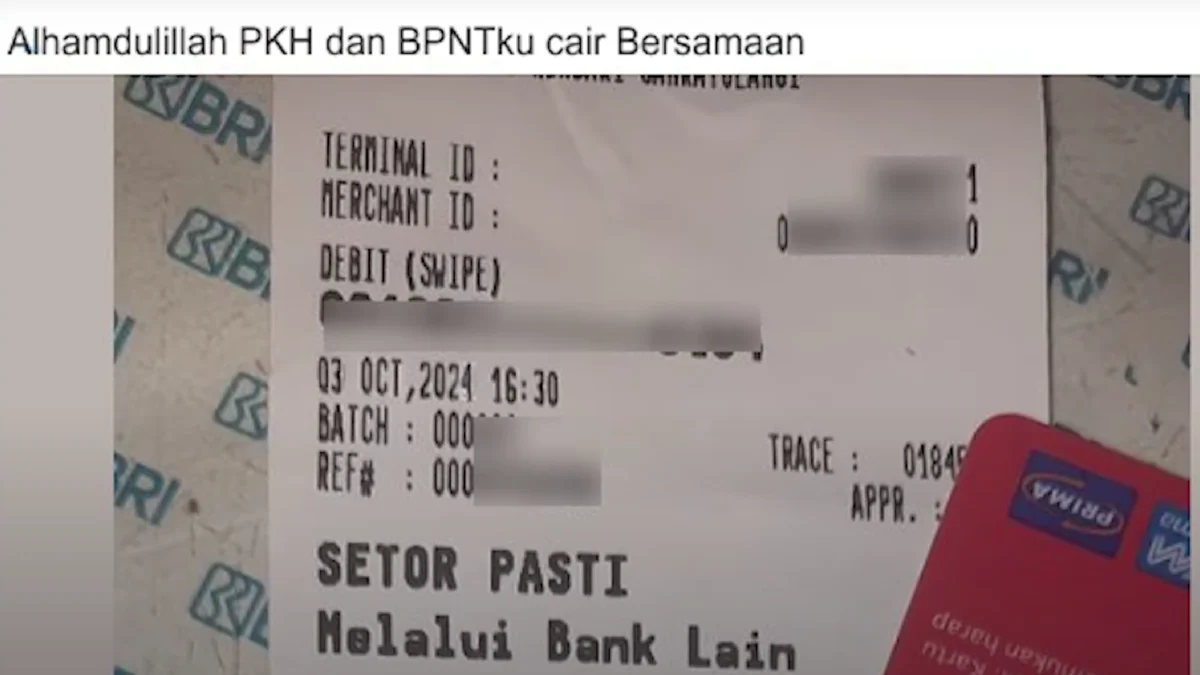 Proses Pencairan Bantuan Sosial PKH dan BPNT Untuk Periode September-Oktober 2024 Sudah Mulai Dilakukan di beberapa daerah. Ini Jadwal dan Daftar Wilayahnya