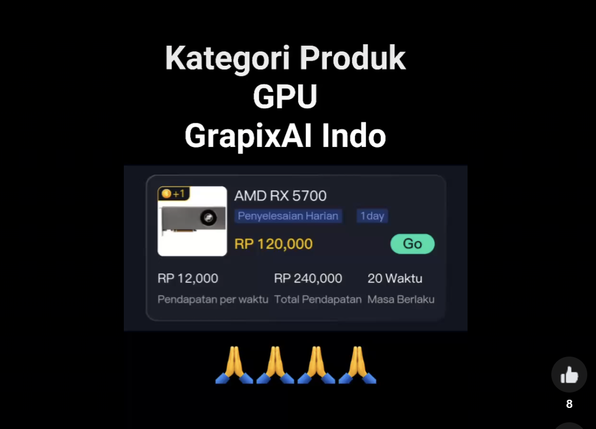 Penipuan Grapix AI dengan iming-iming produk instan selama 3 hari dan 6 jam semakin meresahkan. Korban tertipu setelah melakukan deposit.