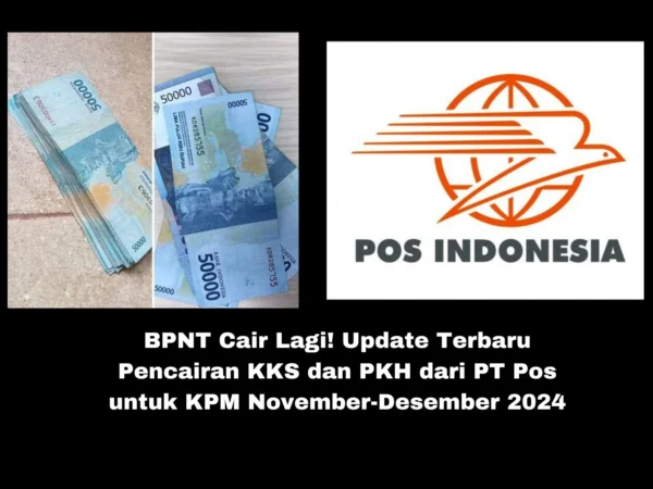 Bansos pencairan BPNT dan PKH kembali dicairkan untuk Keluarga Penerima Manfaat (KPM) melalui KKS untuk periode November-Desember 2024.