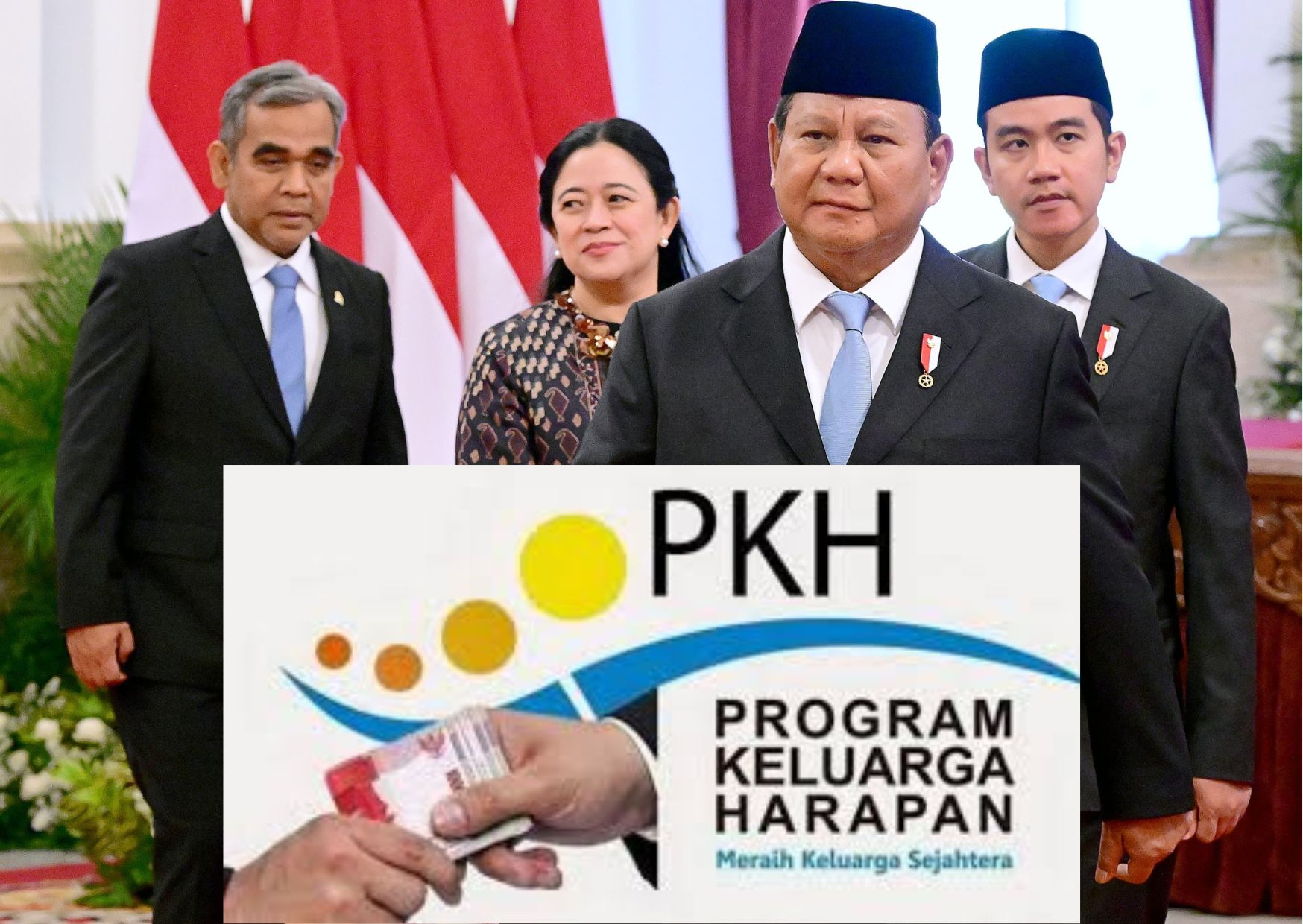 Setelah pelantikan presiden Prabowo Subianto, 6 program bansos yang siap cair, termasuk PKH, BPNT, hingga BLT Dana Desa Oktober 2024.