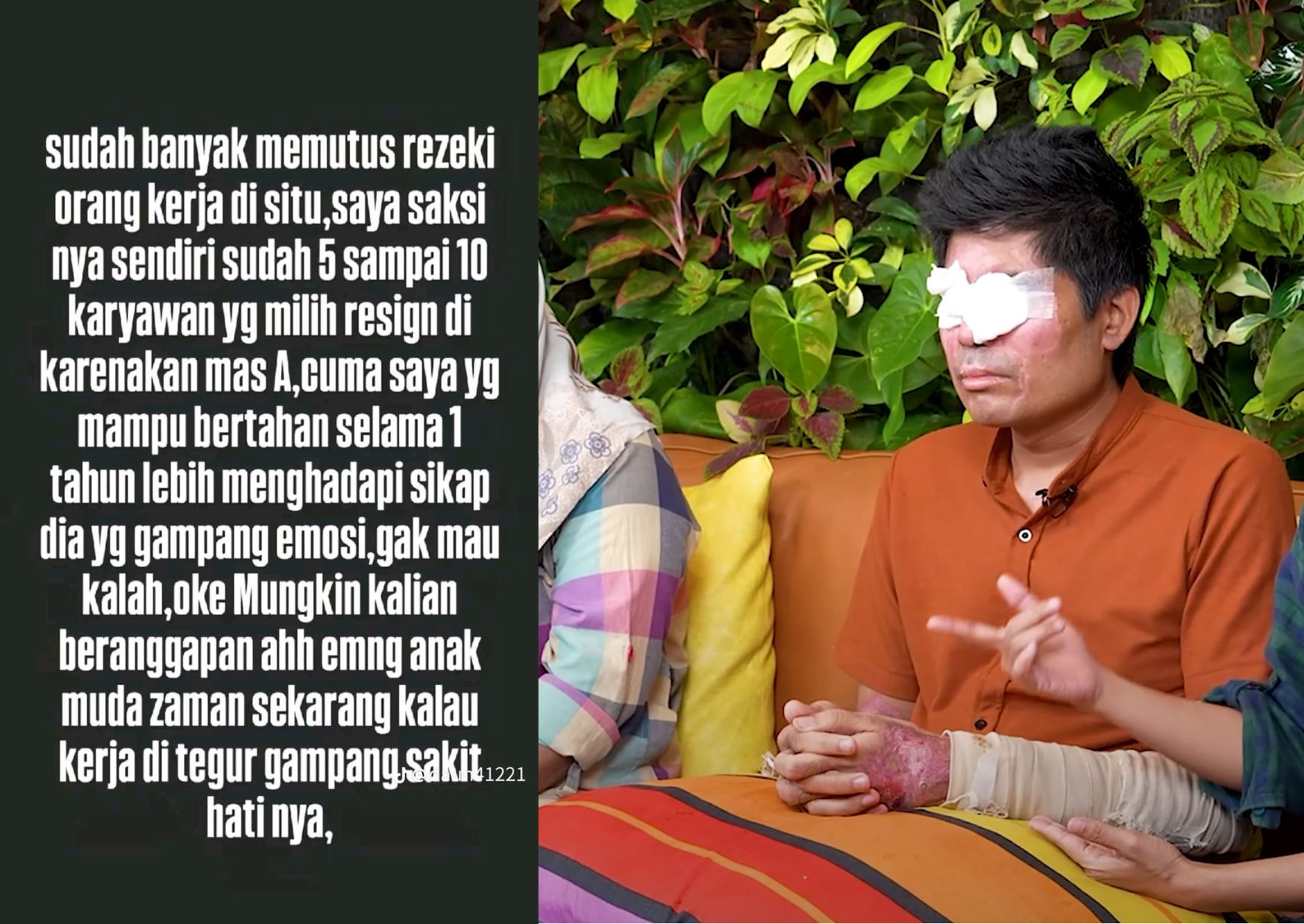 Begini cerita menurut mantan rekan kerja Agus salim yang pernah mengalami ucapan yang tidak mengenakan hingga akhirnya dia resign.