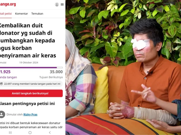 Viral Kasus Agus Salim dan petisi yang menyerukan pencabutan donasi terus menjadi perbincangan publik. Tanda tangan tembus 131 ribu.