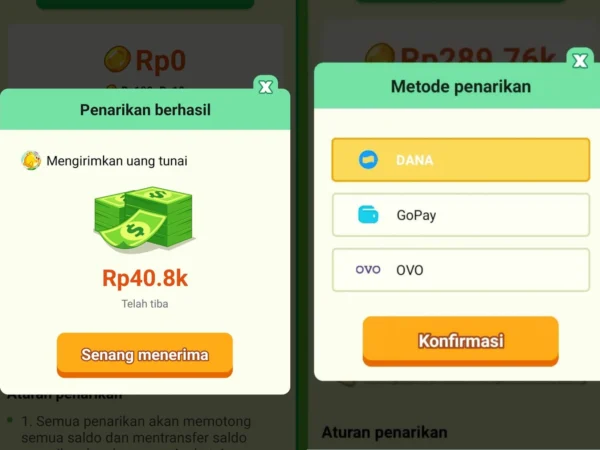 Aplikasi game penghasil saldo Dana gratis bernama Real Game langsung masuk ke rekening pengguna tanpa proses yang lama. Tap tap disini!