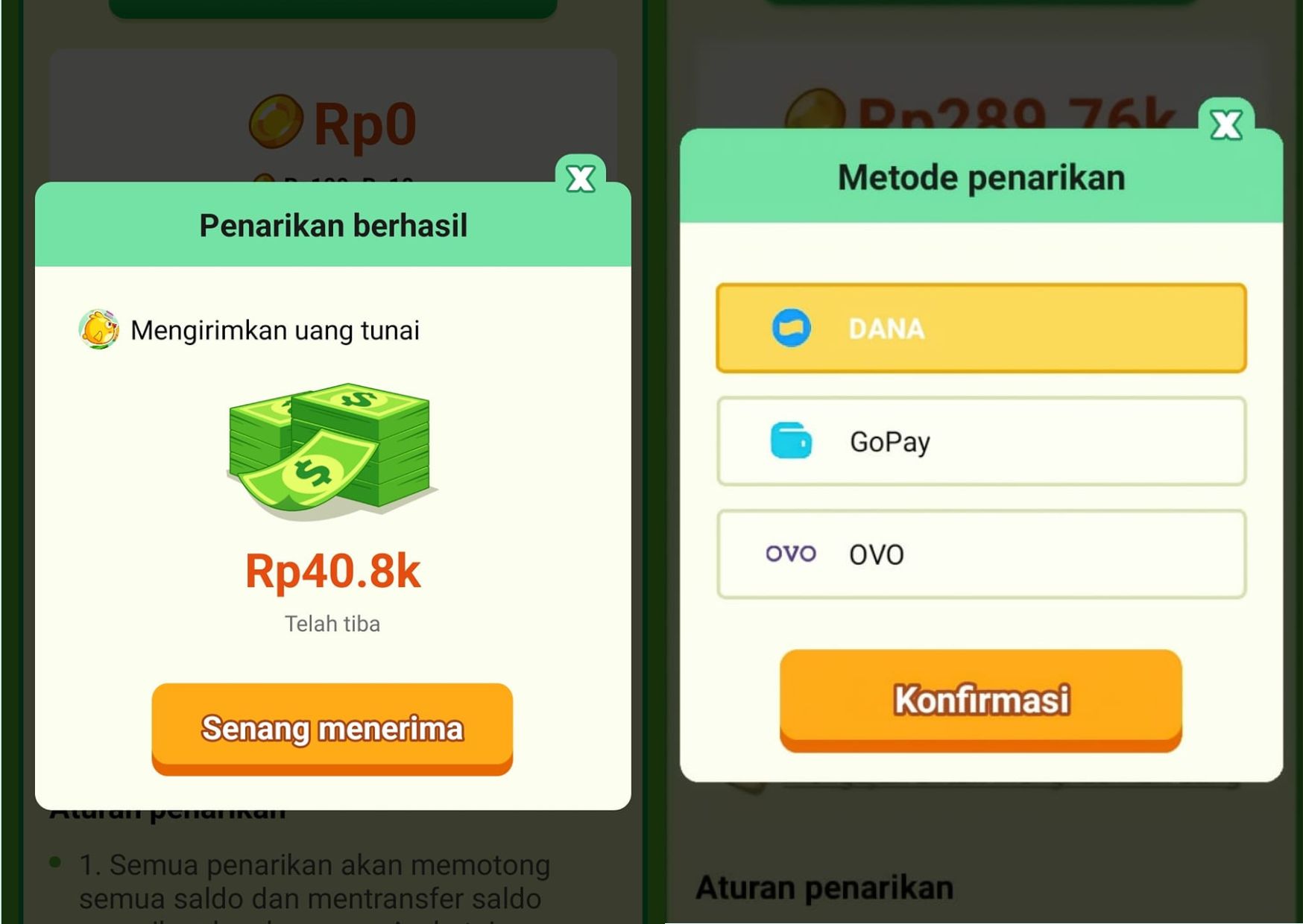 Aplikasi game penghasil saldo Dana gratis bernama Real Game langsung masuk ke rekening pengguna tanpa proses yang lama. Tap tap disini!