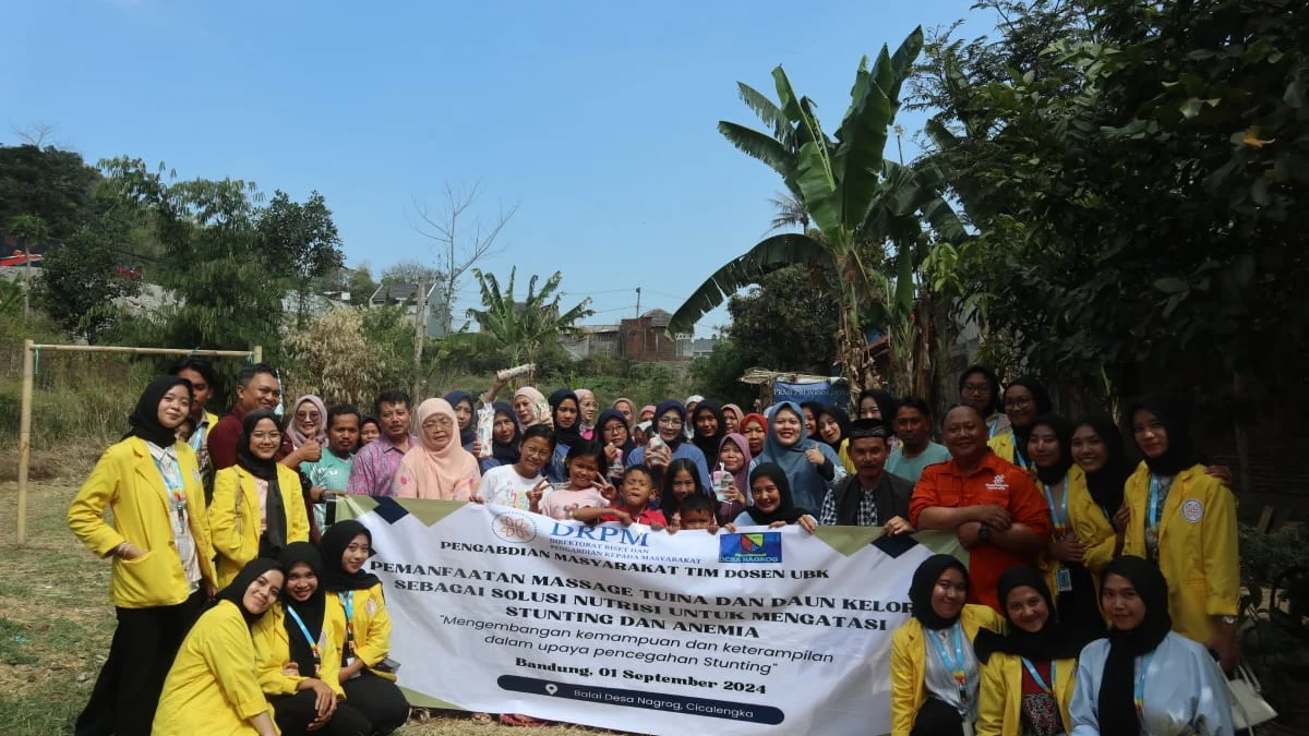 Kegiatan Penyuluhan Pemanfaatan Daun Kelor Bersama Masyarakat Ds. Nagrog Kec. Cicalengka Kab. Bandung