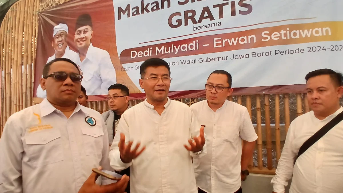 Calon Wakil Gubernur Jawa Barat, Erwan Setiawan Optimis Target Perolehan Suara di Kota Cimahi Capai 80 persen (Mong/Jabar Ekspres)