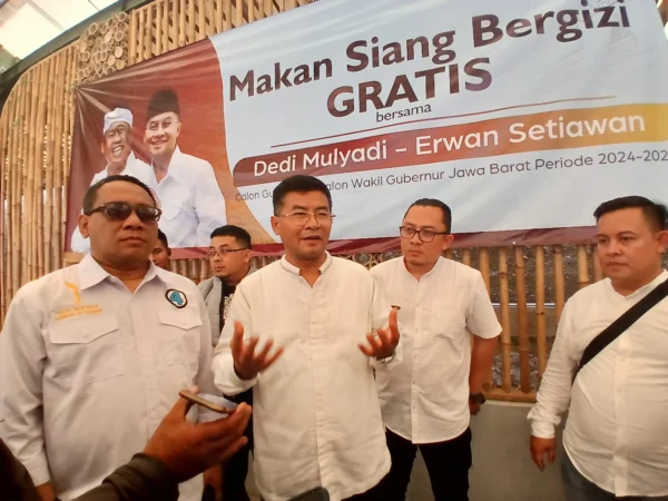 Calon Wakil Gubernur Jawa Barat, Erwan Setiawan Optimis Target Perolehan Suara di Kota Cimahi Capai 80 persen (Mong/Jabar Ekspres)