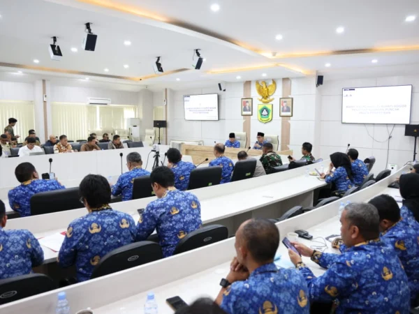 Pemkab) Bogor bersama Kementrian PUPR RI menggelar rapat kordinasi penanganan kawasan puncak berwawasan lingkungan