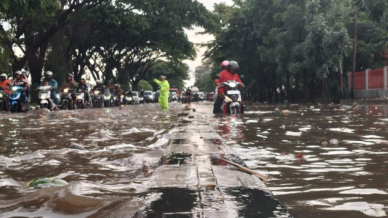 Ilustrasi banjir di Gedebage. Kawasan tersebut jadi salah satu wilayah yang tengah difokuskan Pemkot Bandung terkait penyelesaian persoalan banjir.