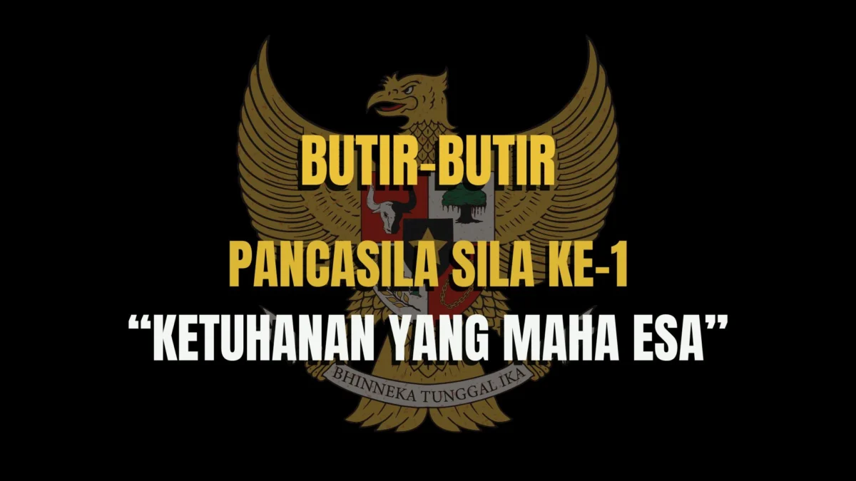 Ilustrasi Butir-Butir Pancasila Sila ke-1 Ketuhanan Yang Maha Esa/