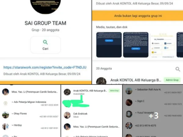 Menuju Scam! Nasib Member Aplikasi SAI AI Mengadu Pertanggungjawaban Berakhir di Kick Grup!